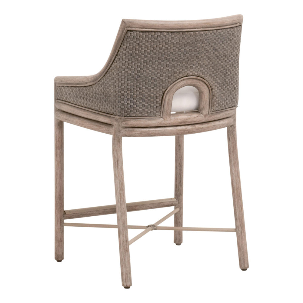 Essentials For Living - Woven Adamo Counter Stool - 6813CS.FGRY/LPPRL/FG view 4