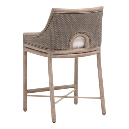 Essentials For Living - Woven Adamo Counter Stool - 6813CS.FGRY/LPPRL/FG view 4