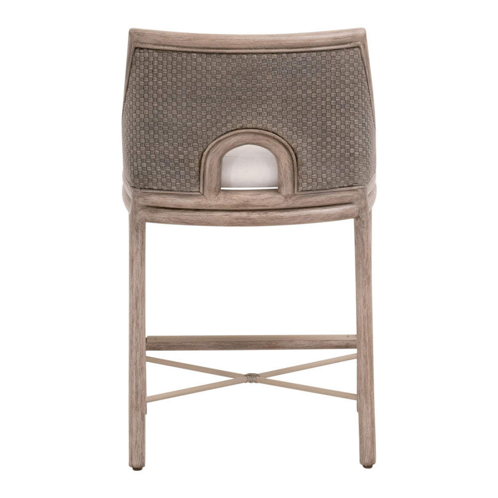 Essentials For Living - Woven Adamo Counter Stool - 6813CS.FGRY/LPPRL/FG view 5