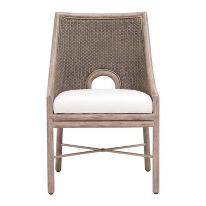 Essentials For Living - Woven Adamo Dining Chair, Set of 2 - 6813.FGRY/LPPRL/FG view 1