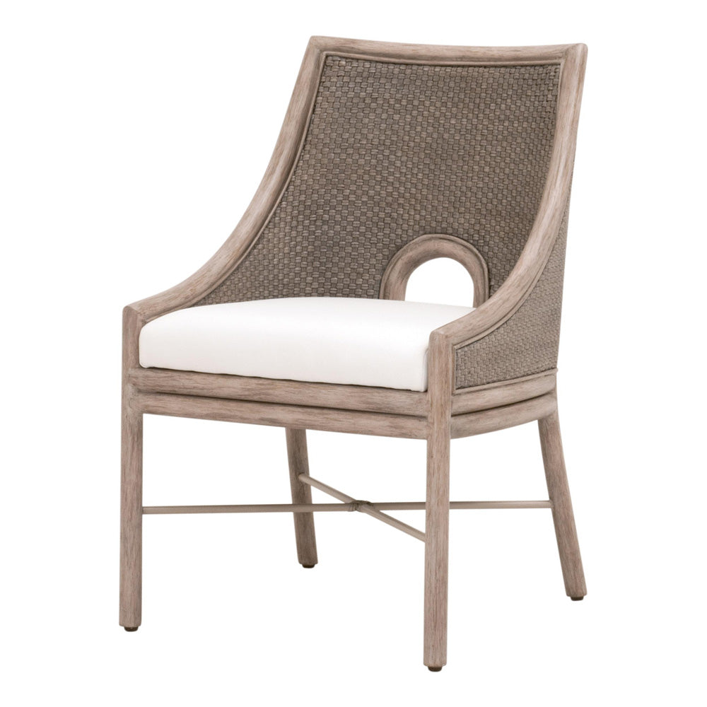 Essentials For Living - Woven Adamo Dining Chair, Set of 2 - 6813.FGRY/LPPRL/FG view 2