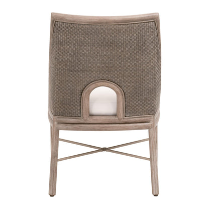 Essentials For Living - Woven Adamo Dining Chair, Set of 2 - 6813.FGRY/LPPRL/FG view 5