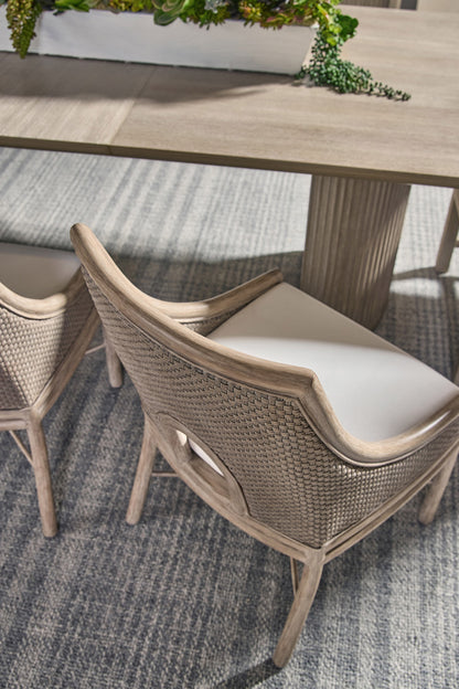 Essentials For Living - Woven Adamo Dining Chair, Set of 2 - 6813.FGRY/LPPRL/FG view 9