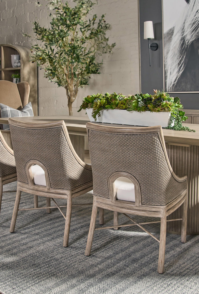 Essentials For Living - Woven Adamo Dining Chair, Set of 2 - 6813.FGRY/LPPRL/FG view 11