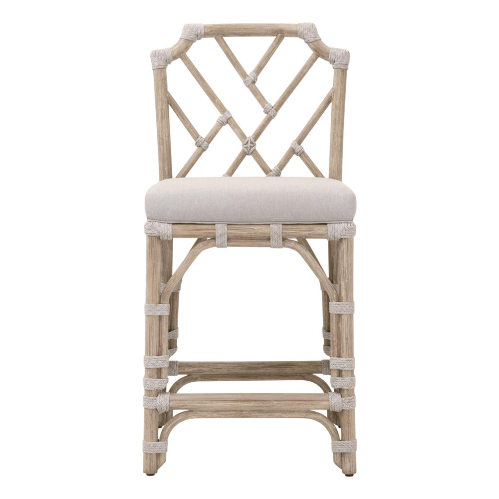 Essentials For Living - Woven Bayview Counter Stool - 6840CS.WTA/PUM/NG view 1