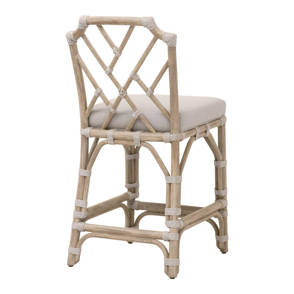 Essentials For Living - Woven Bayview Counter Stool - 6840CS.WTA/PUM/NG view 4
