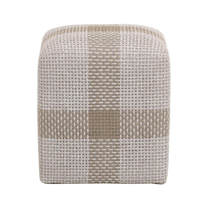 Essentials For Living - Woven Cross Accent Cube - 6880.WTA/TAU view 1