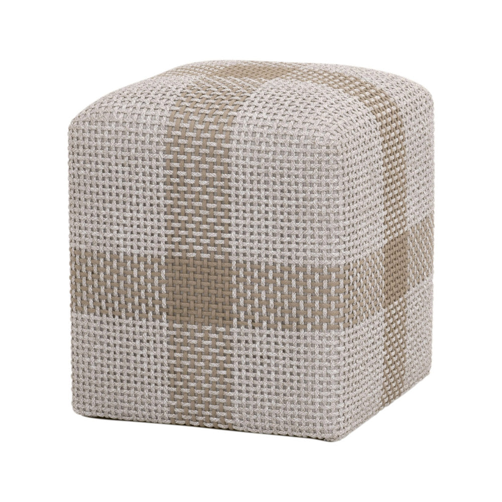 Essentials For Living - Woven Cross Accent Cube - 6880.WTA/TAU view 2
