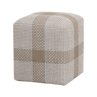 Essentials For Living - Woven Cross Accent Cube - 6880.WTA/TAU view 2