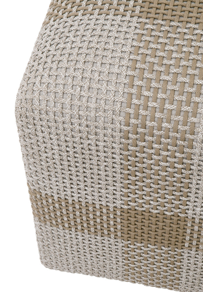 Essentials For Living - Woven Cross Accent Cube - 6880.WTA/TAU view 4