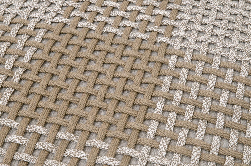 Essentials For Living - Woven Cross Accent Cube - 6880.WTA/TAU view 5