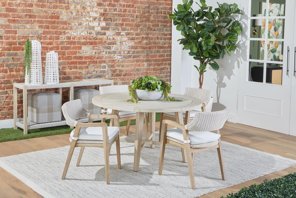 Essentials For Living - Woven Cross Accent Cube - 6880.WTA/TAU view 10