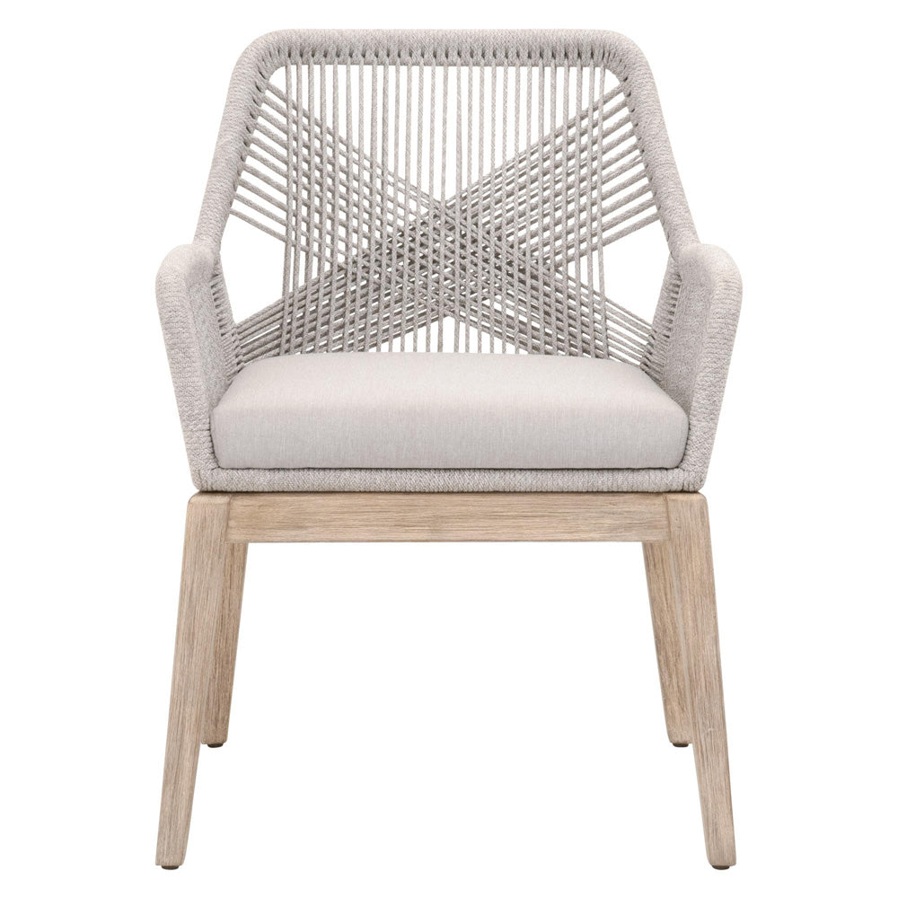 Essentials For Living - Woven Loom Arm Chair, Set of 2 - 6809KD.WTA/FPUM/NG view 1