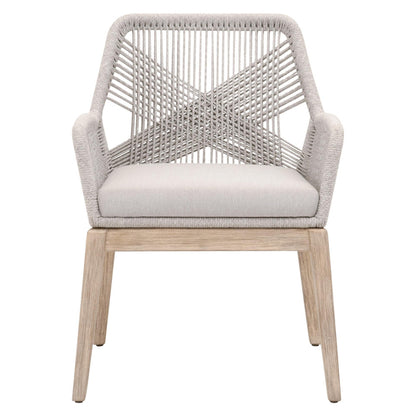 Essentials For Living - Woven Loom Arm Chair, Set of 2 - 6809KD.WTA/FPUM/NG view 1