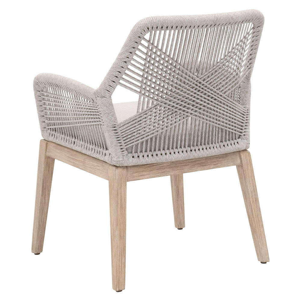 Essentials For Living - Woven Loom Arm Chair, Set of 2 - 6809KD.WTA/FPUM/NG view 4