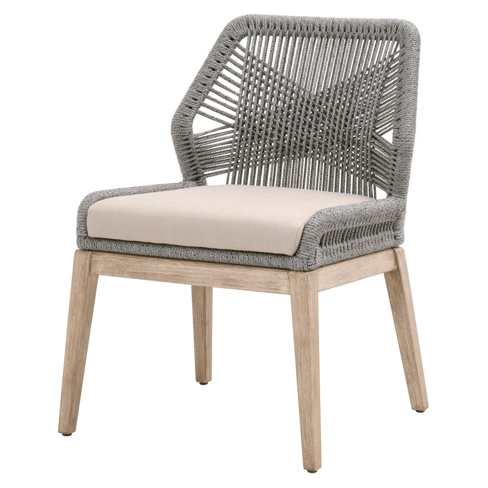 Essentials For Living - Woven Loom Dining Chair - 6808KD.PLA/FLGRY/NG_CLOSEOUT view 2