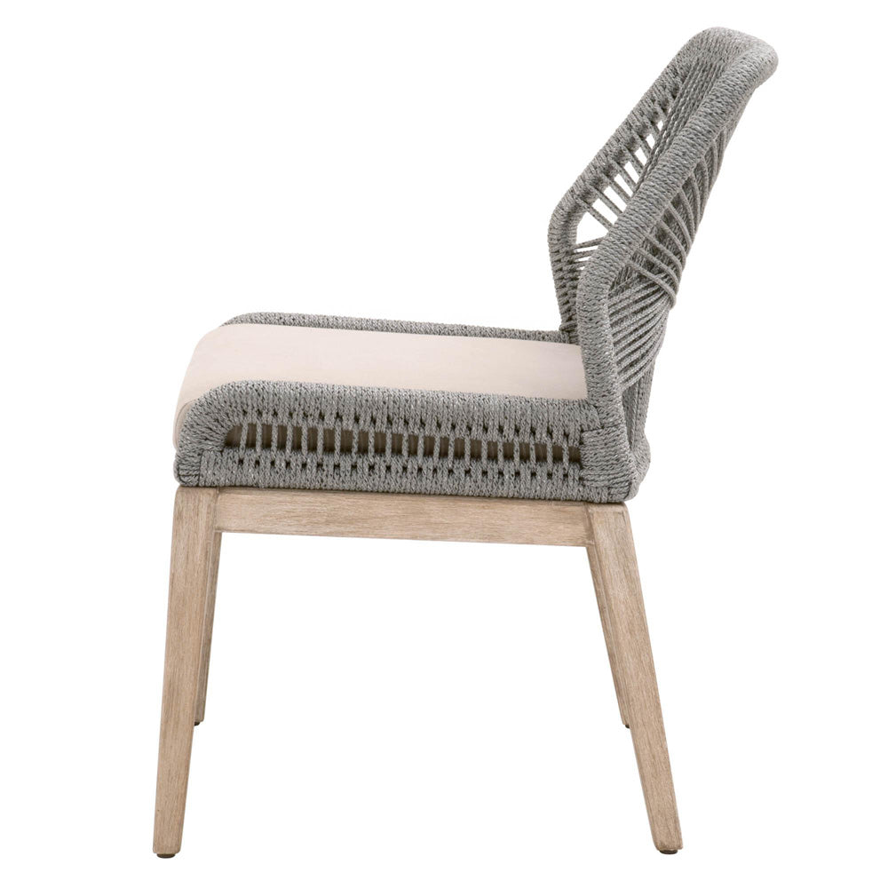 Essentials For Living - Woven Loom Dining Chair - 6808KD.PLA/FLGRY/NG_CLOSEOUT view 3