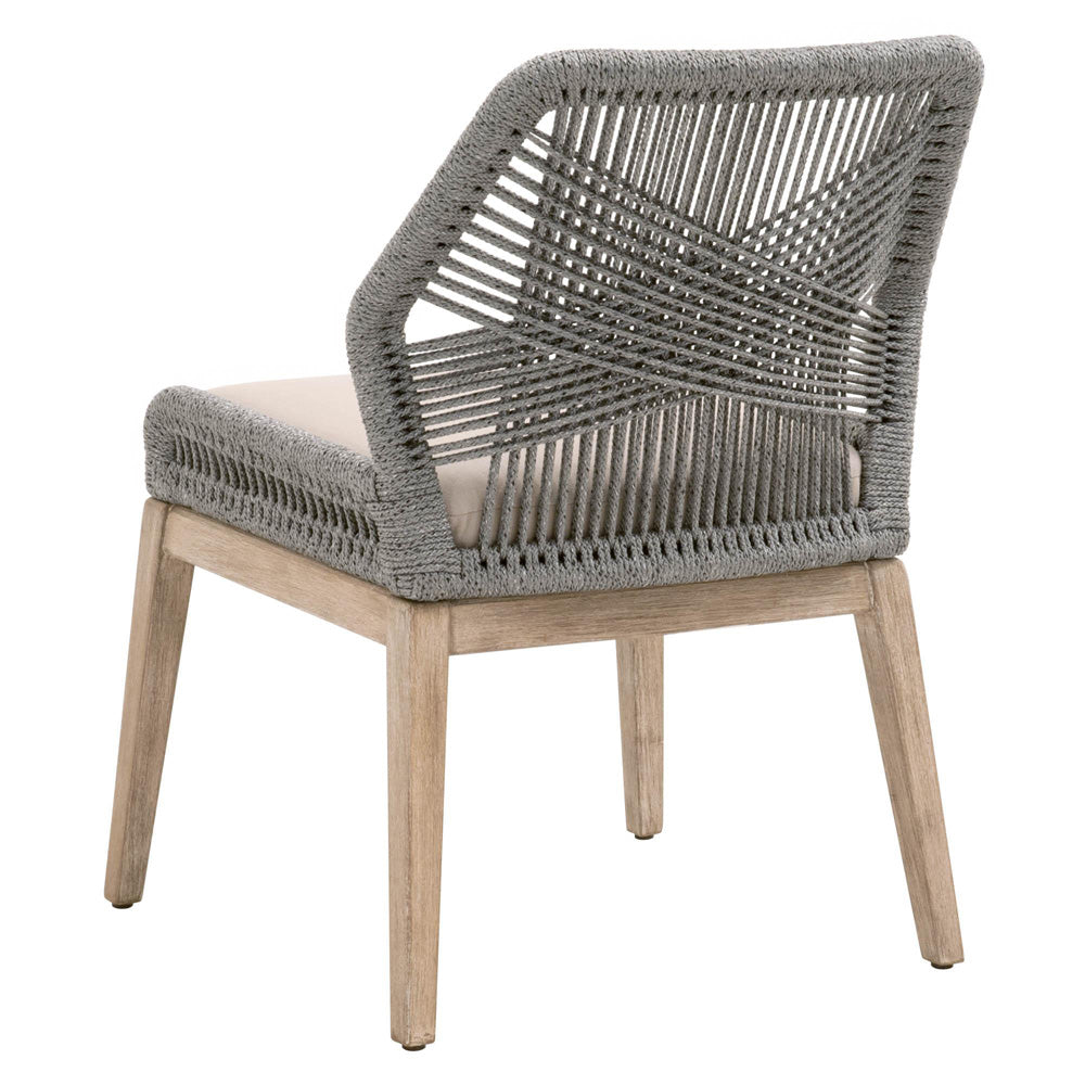 Essentials For Living - Woven Loom Dining Chair - 6808KD.PLA/FLGRY/NG_CLOSEOUT view 4