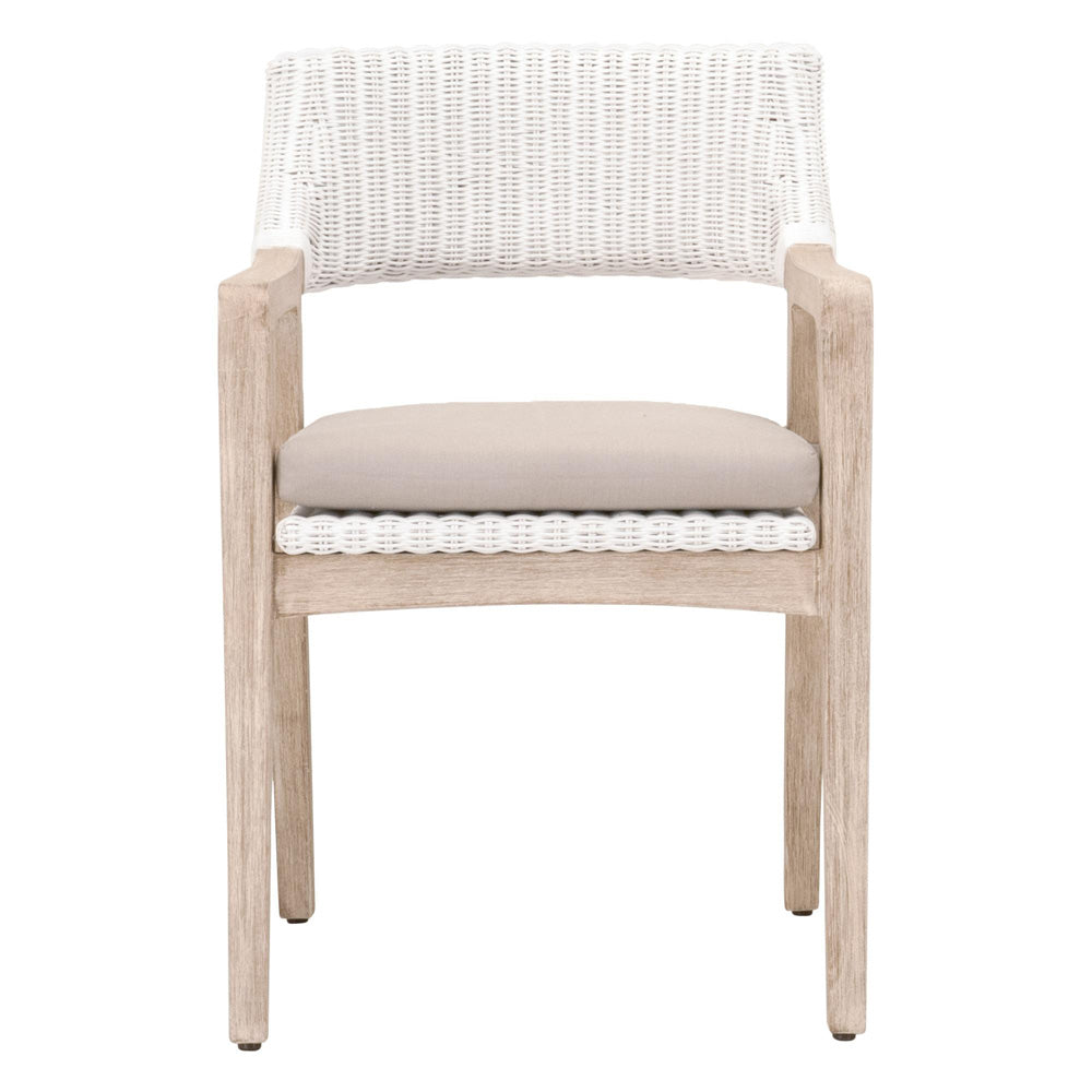 Essentials For Living - Woven Lucia Arm Chair - 6810.WTR/LGRY/NG view 1