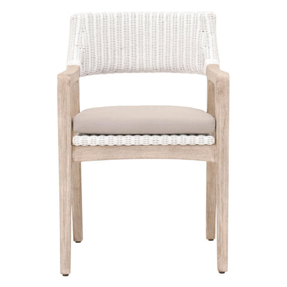 Essentials For Living - Woven Lucia Arm Chair - 6810.WTR/LGRY/NG view 1
