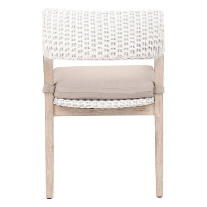 Essentials For Living - Woven Lucia Arm Chair - 6810.WTR/LGRY/NG view 5
