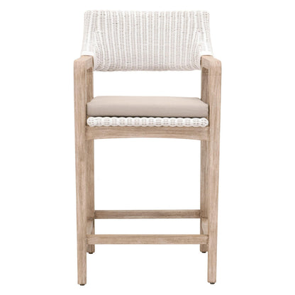 Essentials For Living - Woven Lucia Counter Stool - 6810CS.WTR/LGRY/NG view 1
