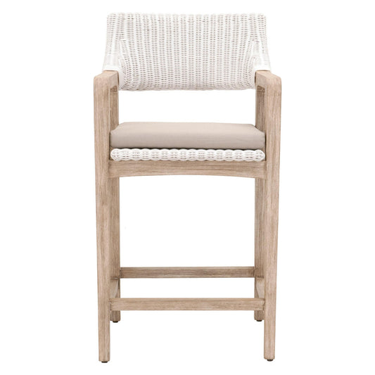 Essentials For Living - Woven Lucia Counter Stool - 6810CS.WTR/LGRY/NG view 1