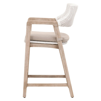 Essentials For Living - Woven Lucia Counter Stool - 6810CS.WTR/LGRY/NG view 3