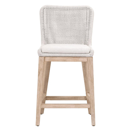 Essentials For Living - Woven Mesh Counter Stool - 6853CS.WHT/WHT/NG view 1