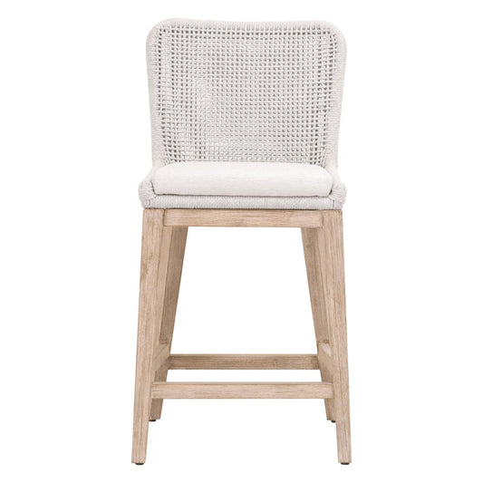 Essentials For Living - Woven Mesh Counter Stool - 6853CS.WHT/WHT/NG view 1