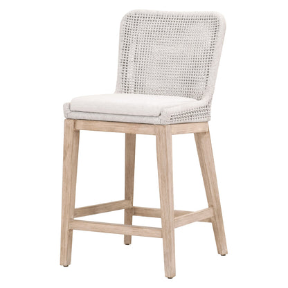 Essentials For Living - Woven Mesh Counter Stool - 6853CS.WHT/WHT/NG view 2