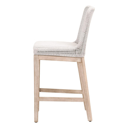 Essentials For Living - Woven Mesh Counter Stool - 6853CS.WHT/WHT/NG view 3