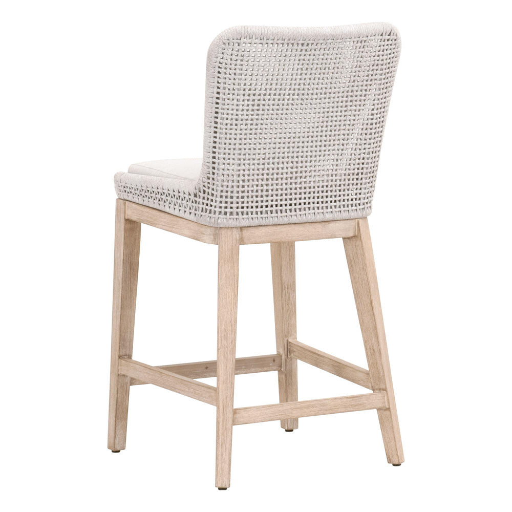 Essentials For Living - Woven Mesh Counter Stool - 6853CS.WHT/WHT/NG view 4