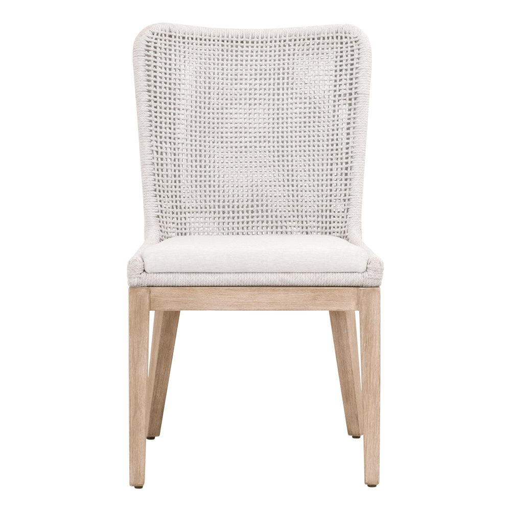 Essentials For Living - Woven Mesh Dining Chair, Set of 2 - 6854.WHT/WHT/NG view 1
