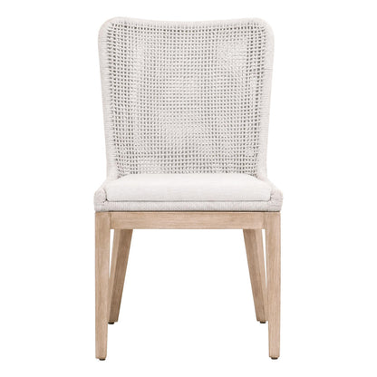 Essentials For Living - Woven Mesh Dining Chair, Set of 2 - 6854.WHT/WHT/NG view 1