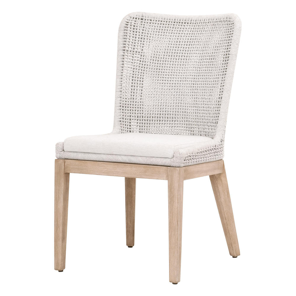 Essentials For Living - Woven Mesh Dining Chair, Set of 2 - 6854.WHT/WHT/NG view 2