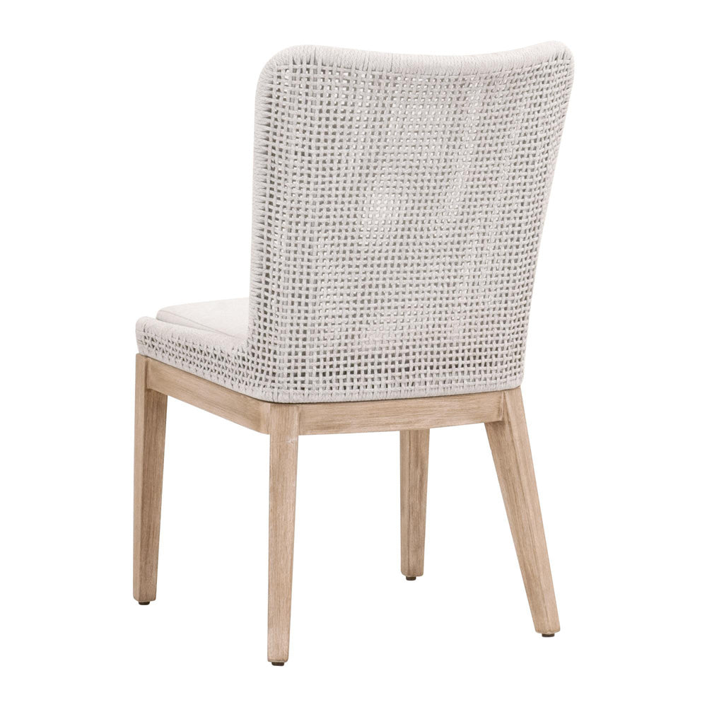 Essentials For Living - Woven Mesh Dining Chair, Set of 2 - 6854.WHT/WHT/NG view 4