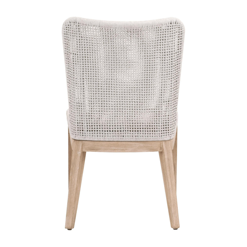 Essentials For Living - Woven Mesh Dining Chair, Set of 2 - 6854.WHT/WHT/NG view 5