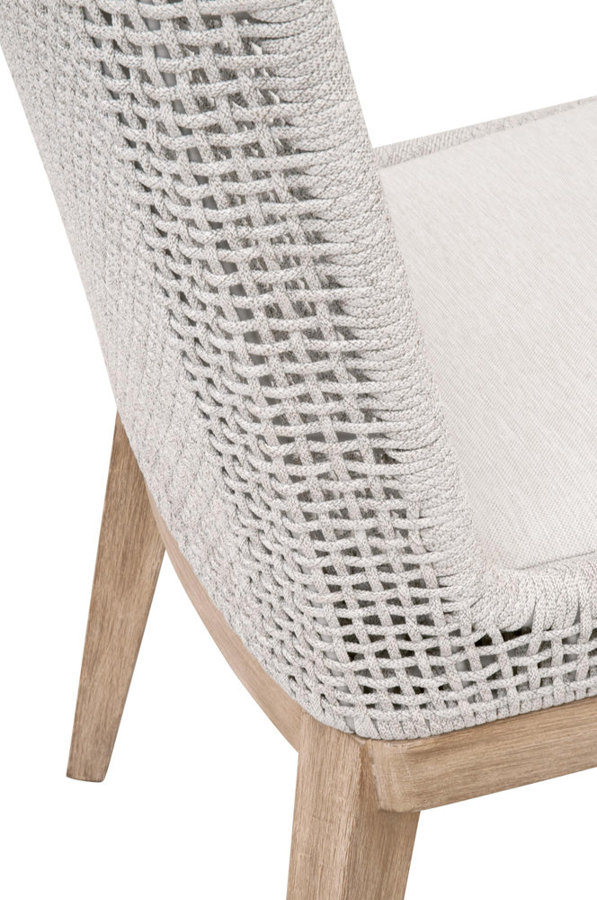 Essentials For Living - Woven Mesh Dining Chair, Set of 2 - 6854.WHT/WHT/NG view 6