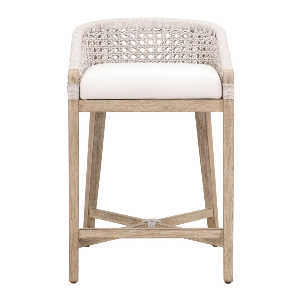 Essentials For Living - Woven Montecito Counter Stool - 6795CS.WHT/LPPRL/NG view 1
