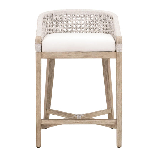 Essentials For Living - Woven Montecito Counter Stool - 6795CS.WHT/LPPRL/NG view 1