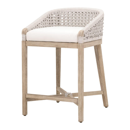 Essentials For Living - Woven Montecito Counter Stool - 6795CS.WHT/LPPRL/NG view 2
