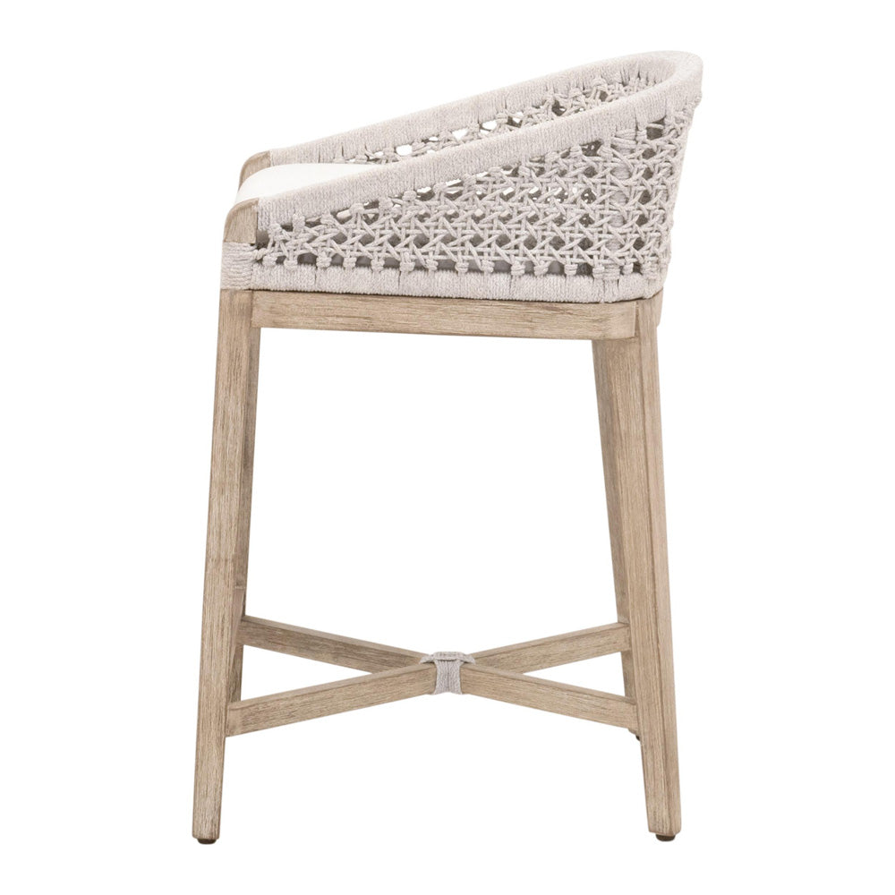 Essentials For Living - Woven Montecito Counter Stool - 6795CS.WHT/LPPRL/NG view 3