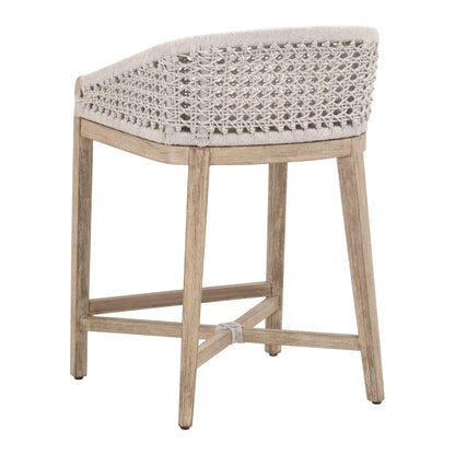 Essentials For Living - Woven Montecito Counter Stool - 6795CS.WHT/LPPRL/NG view 4
