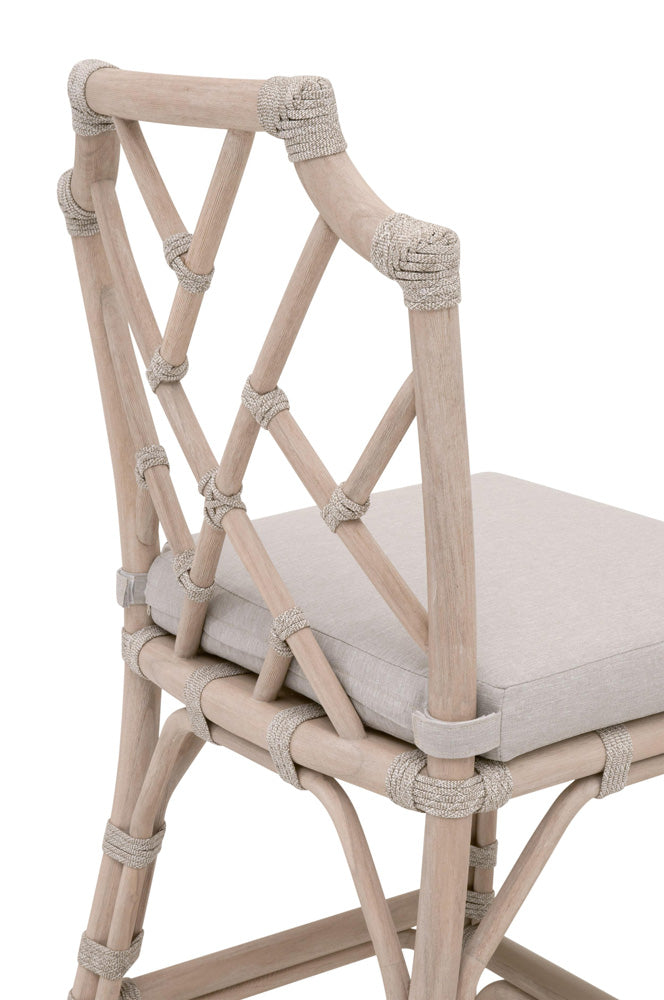 Essentials For Living - Woven - Outdoor  Bayview Outdoor Counter Stool - 6840CS.WTA/PUM/W-ET view 6