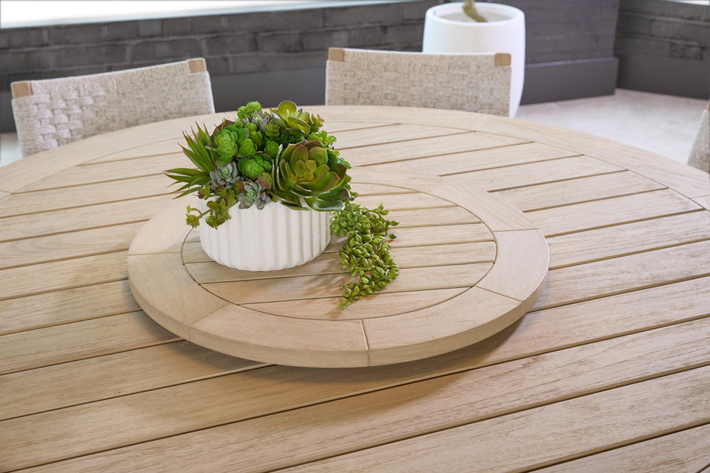 Essentials For Living - Woven - Outdoor  Boca Outdoor Lazy Susan - 6829-S.W-ET view 6