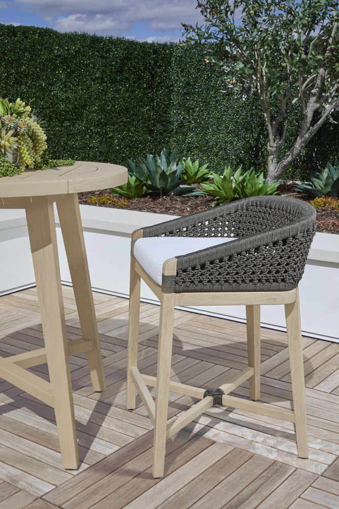 Essentials For Living - Woven - Outdoor  Carmel Outdoor 36" Round Counter Table - 6825-RDCTR.W-ET view 9