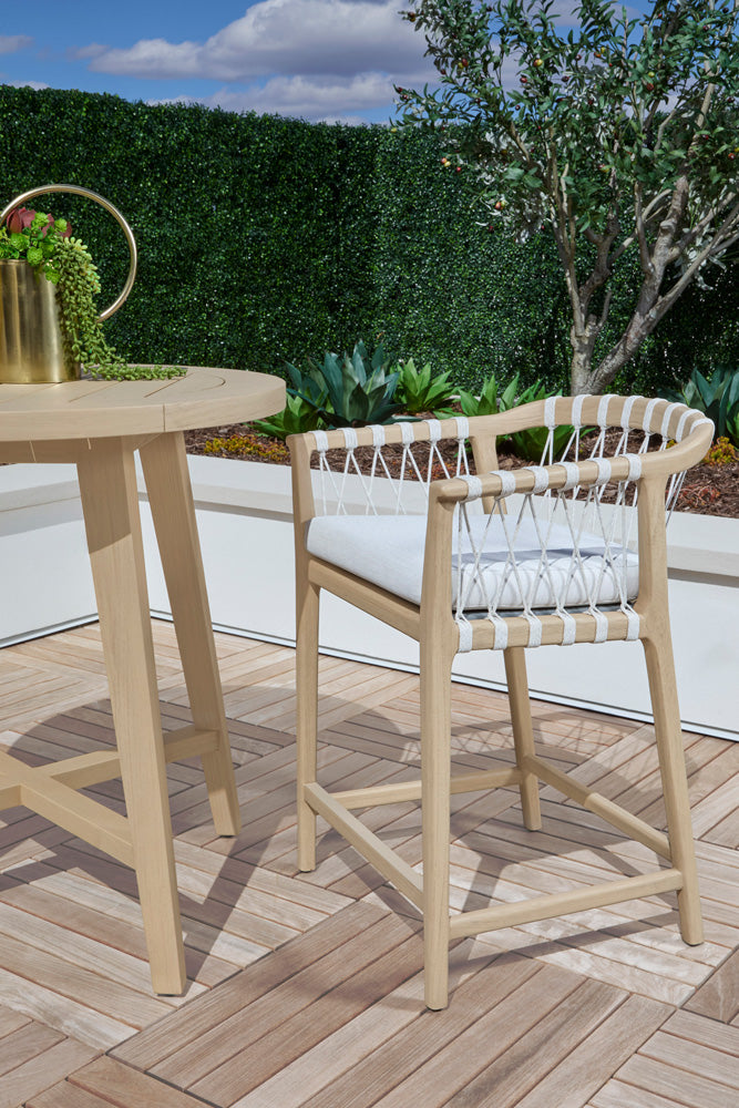 Essentials For Living - Woven - Outdoor  Carmel Outdoor 36" Round Counter Table - 6825-RDCTR.W-ET view 11