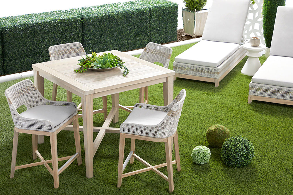 Essentials For Living - Woven - Outdoor  Carmel Outdoor 42" Square Counter Table - 6825-SQCTR.GT_CLOSEOUT view 12