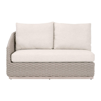 Essentials For Living - Woven - Outdoor  Caspian Outdoor Modular Left Facing 1-Arm Sofa - 6863-2S1L.TAU/ECR/W-ET view 1